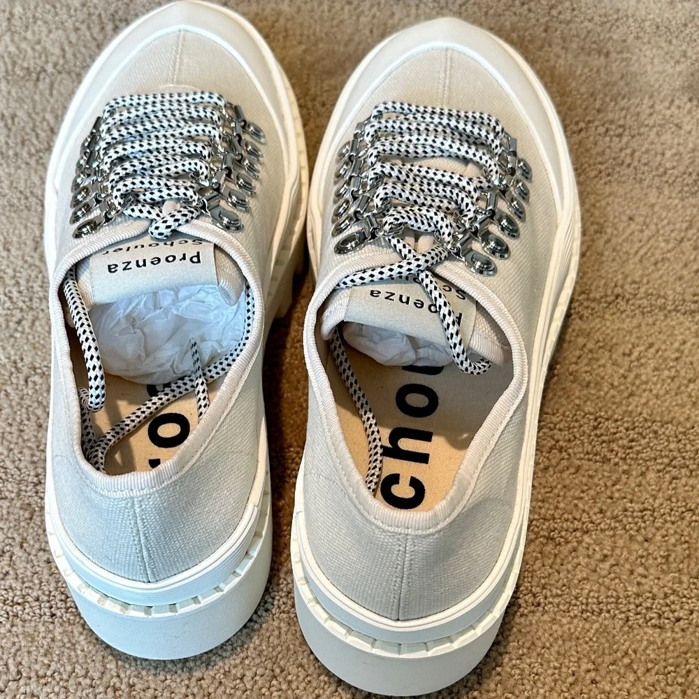 🐼Proenza Schouler City Lug Shoes In White - Size 39 - NWT🐼 - Picture 5 of 8